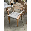 'Ribot' Natural Teak Dining Arm Chair by Ethimo