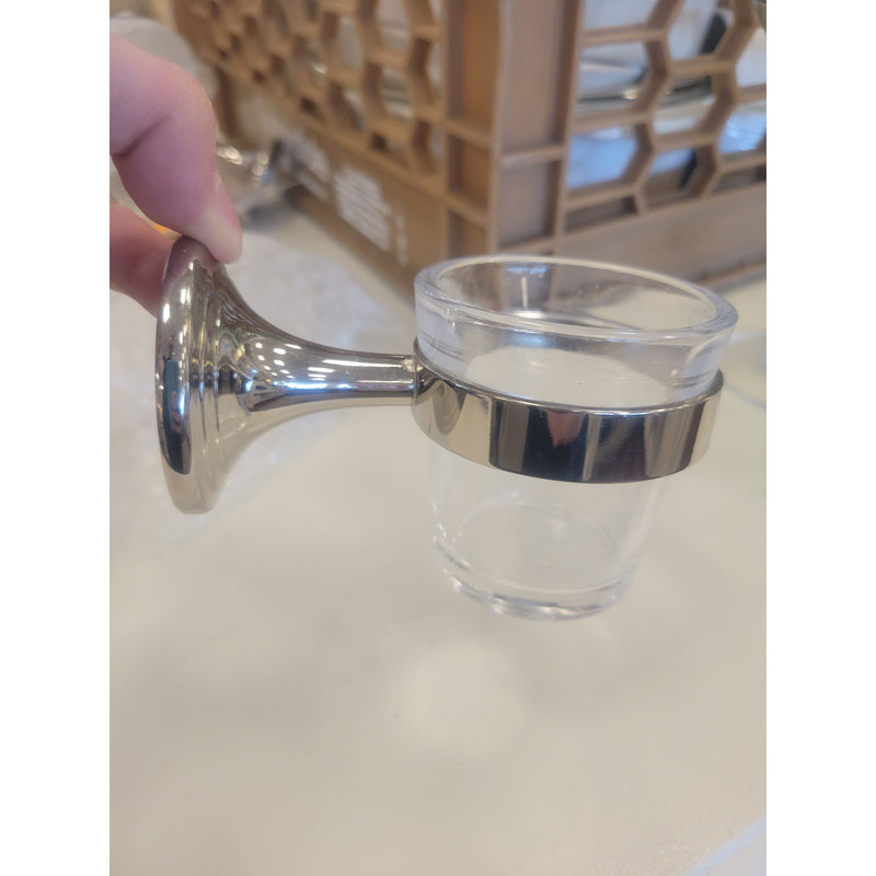 Glass Wall-Mounted Votive Candle Holder