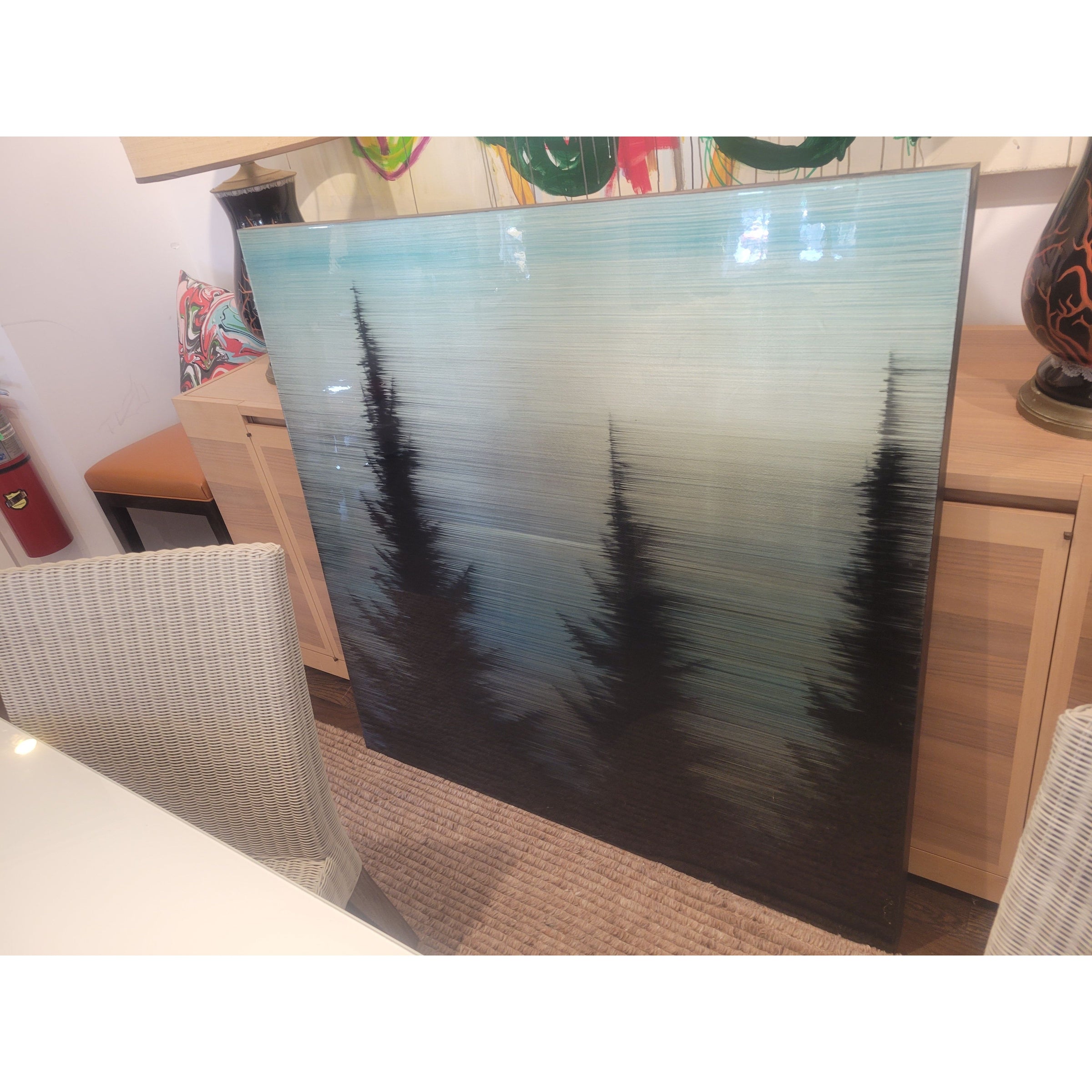 'Changes' 2007 L.E. Teal Resin Print by Hamilton Aguiar