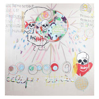 'Eclipse Craniere' Painting on Linen by Fabrice Dupre