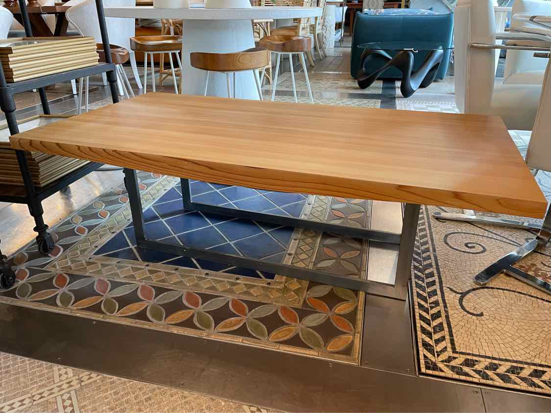 Organia Hardwood & Metal Coffee Table by Christian Dunbar
