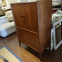 Mid-Century Tall Teak Bar Cabinet by A. Younger Ltd.