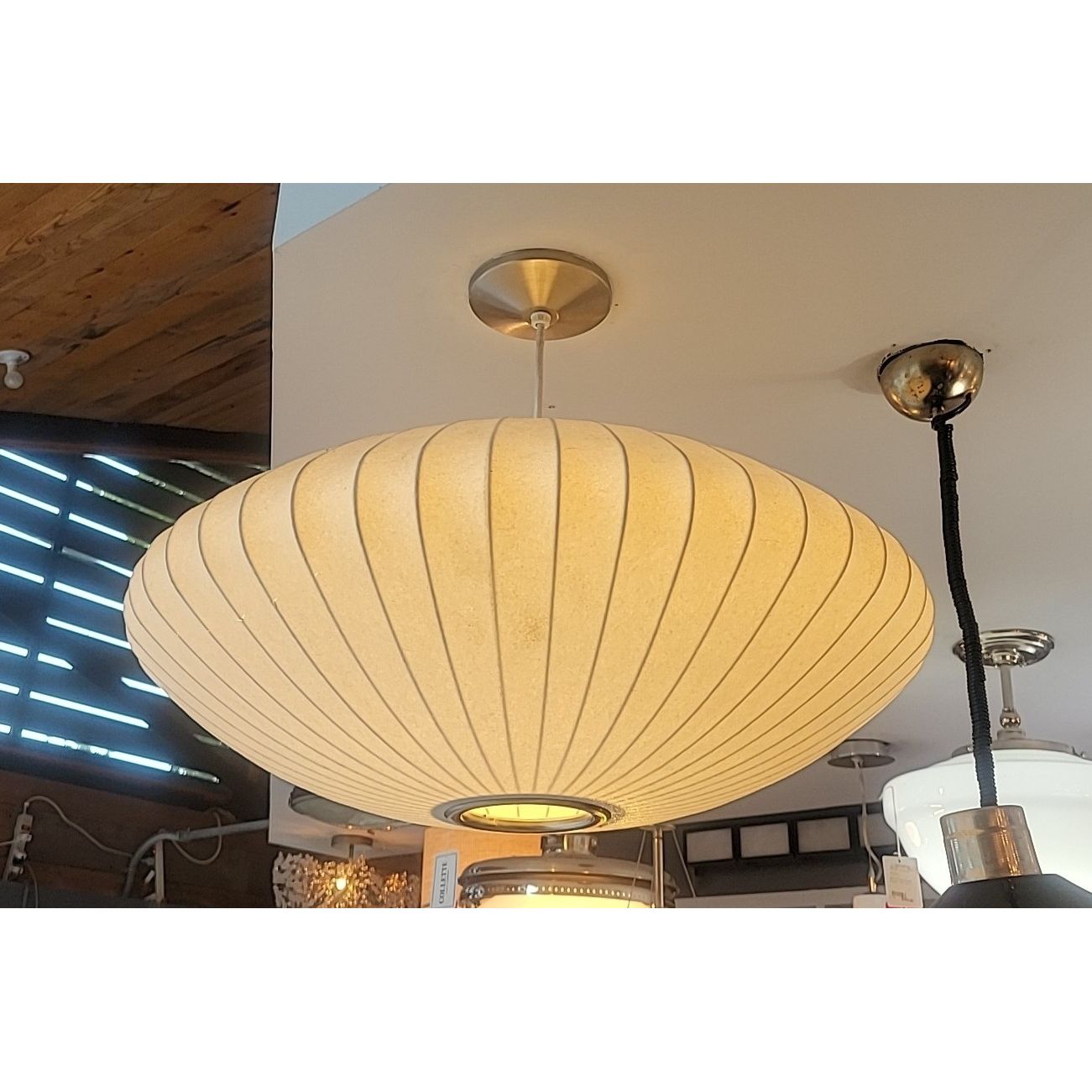 'George Nelson' Saucer Bubble Pendant by Modernica - AS IS