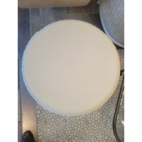 'Nika' Concrete Side Table by Arteriors - colletteconsignment.com