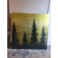 'Changes' 2007 Yellow Resin Over Oil by Hamilton Aguiar