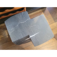 Cubist Side Table by Thomas Pheasant for Baker / McGuire - colletteconsignment.com