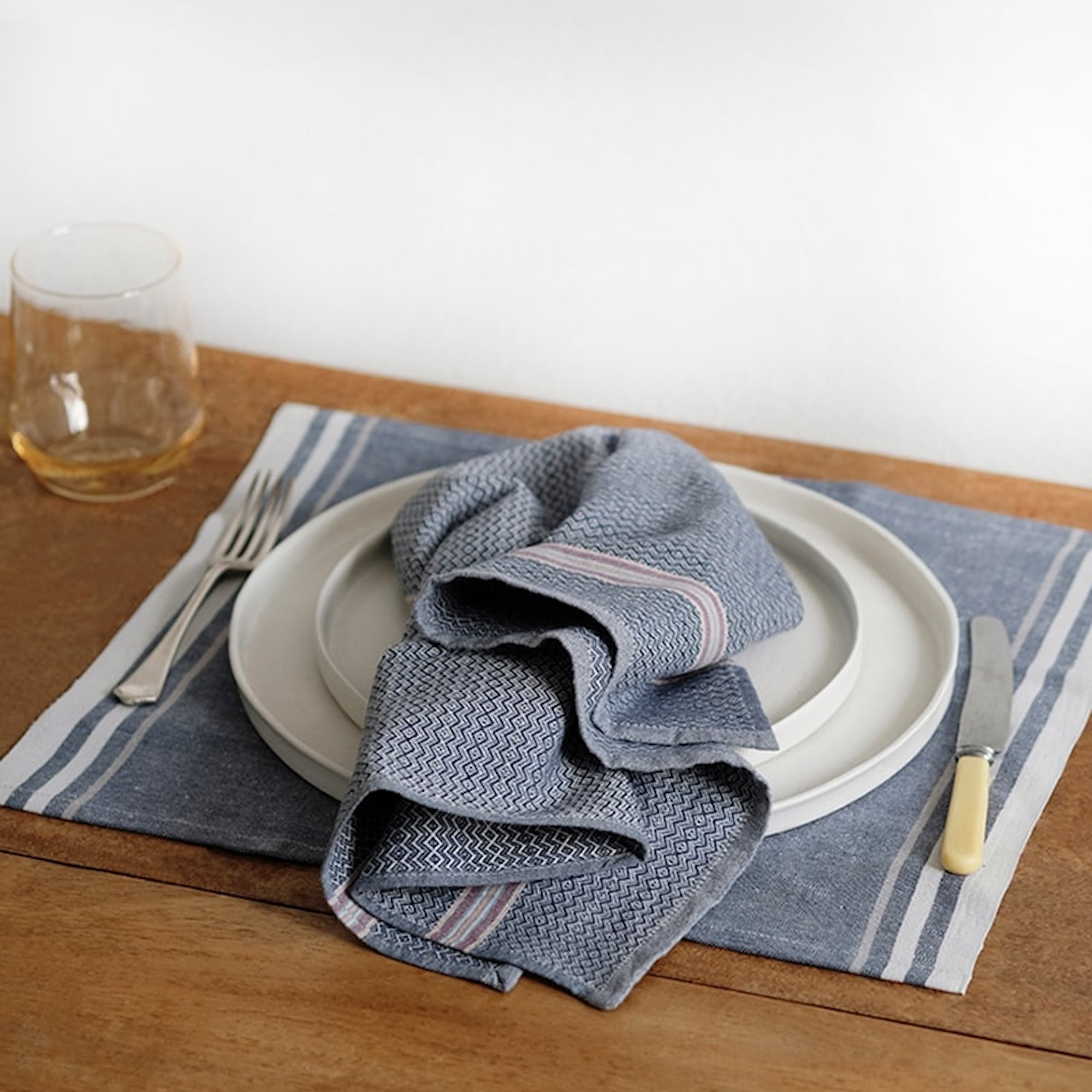 S/4 - Boma Napkins - Cardamom - colletteconsignment.com
