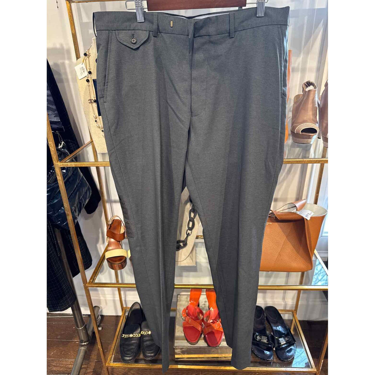 Men's Ralph Lauren Mens Size 36-32 Gray Pants - colletteconsignment.com