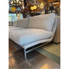 Custom Reupholstered Armless Gray Lissoni Sofa by Fritz Hansen
