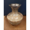 Vintage Etched Mercury Glass Vase