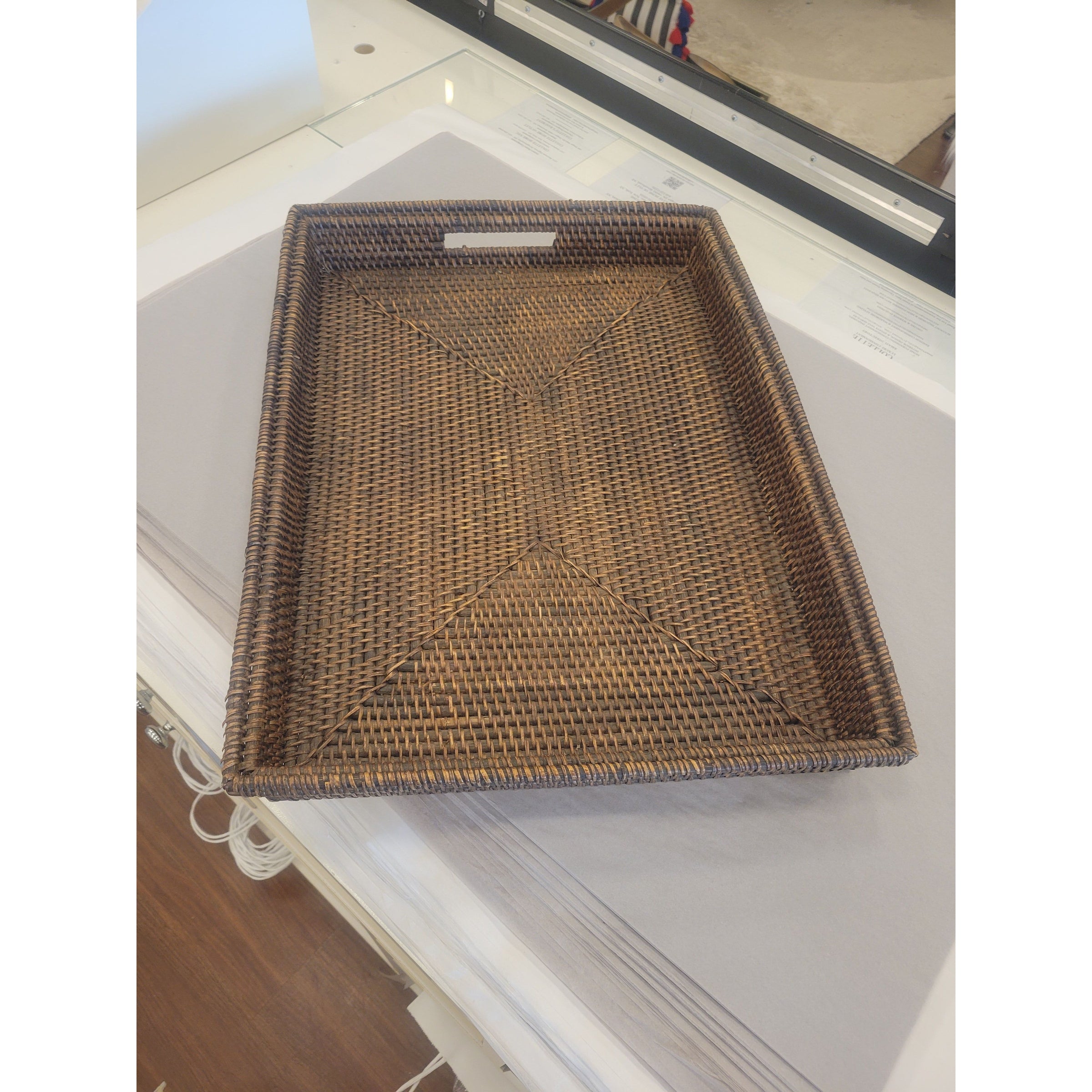 Rattan Tray w/ Handles
