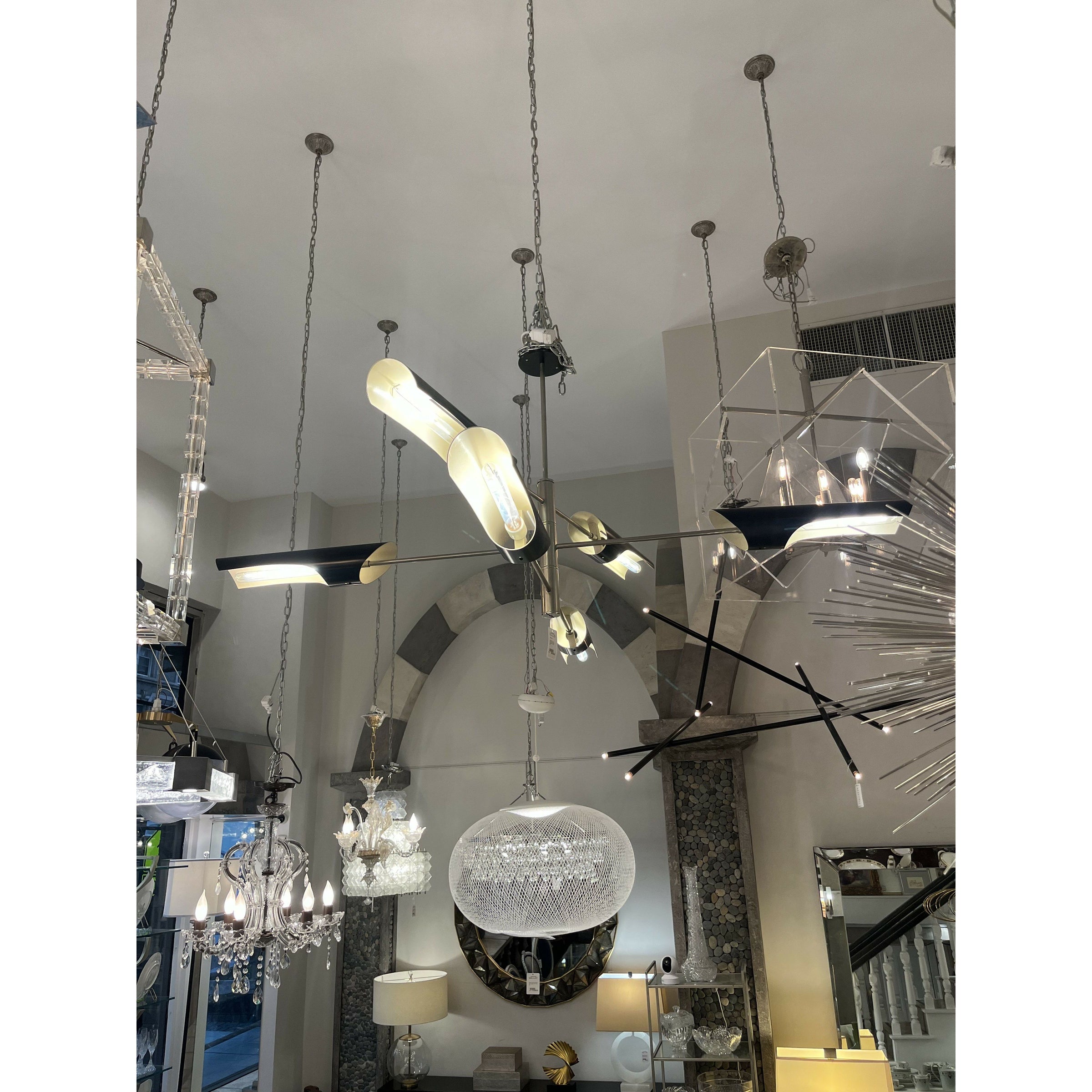 Torroja Tiered Pendant 6-Light Ceiling Fixture by David Weeks