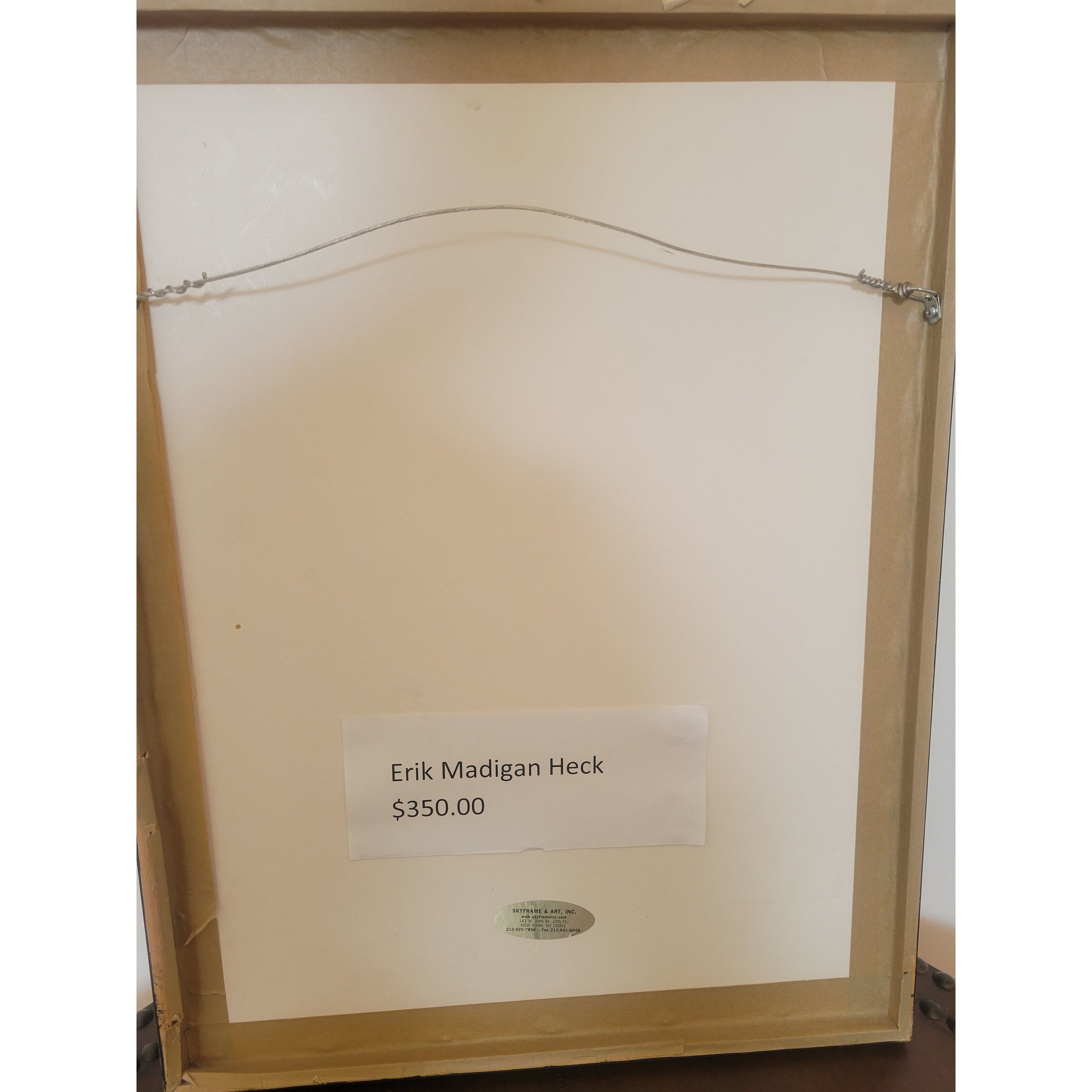 B&W Photo of Woman by Erik Madigan in Black Frame