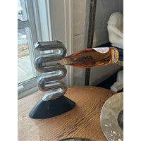 Nambre Metal Snake Wine Rack by Neil Cohen