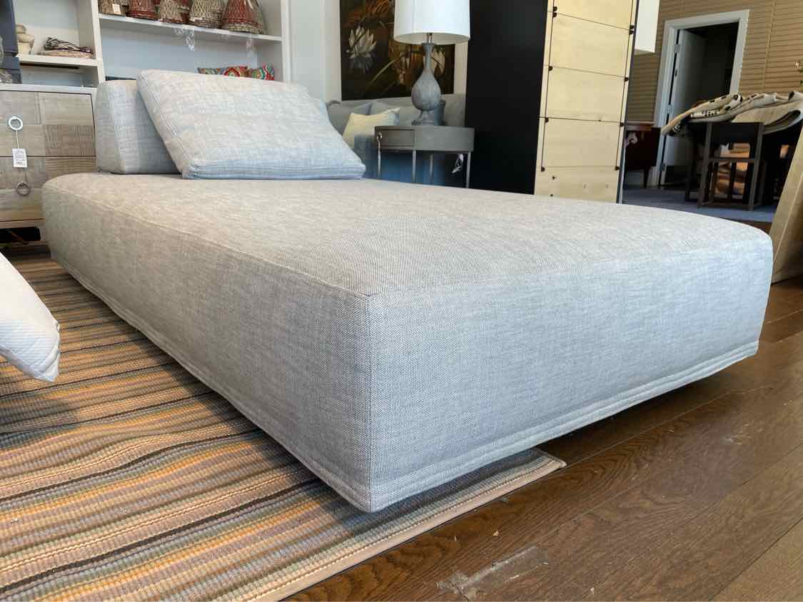 7' Domenico Blue Gray Linen Daybed by RH