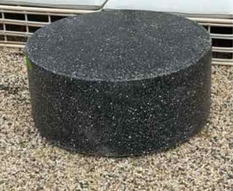 CB2 Terrazzo Black Outdoor Coffee Table