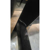 PAIR of Custom White Leather Nailhead Bar Stools - AS IS