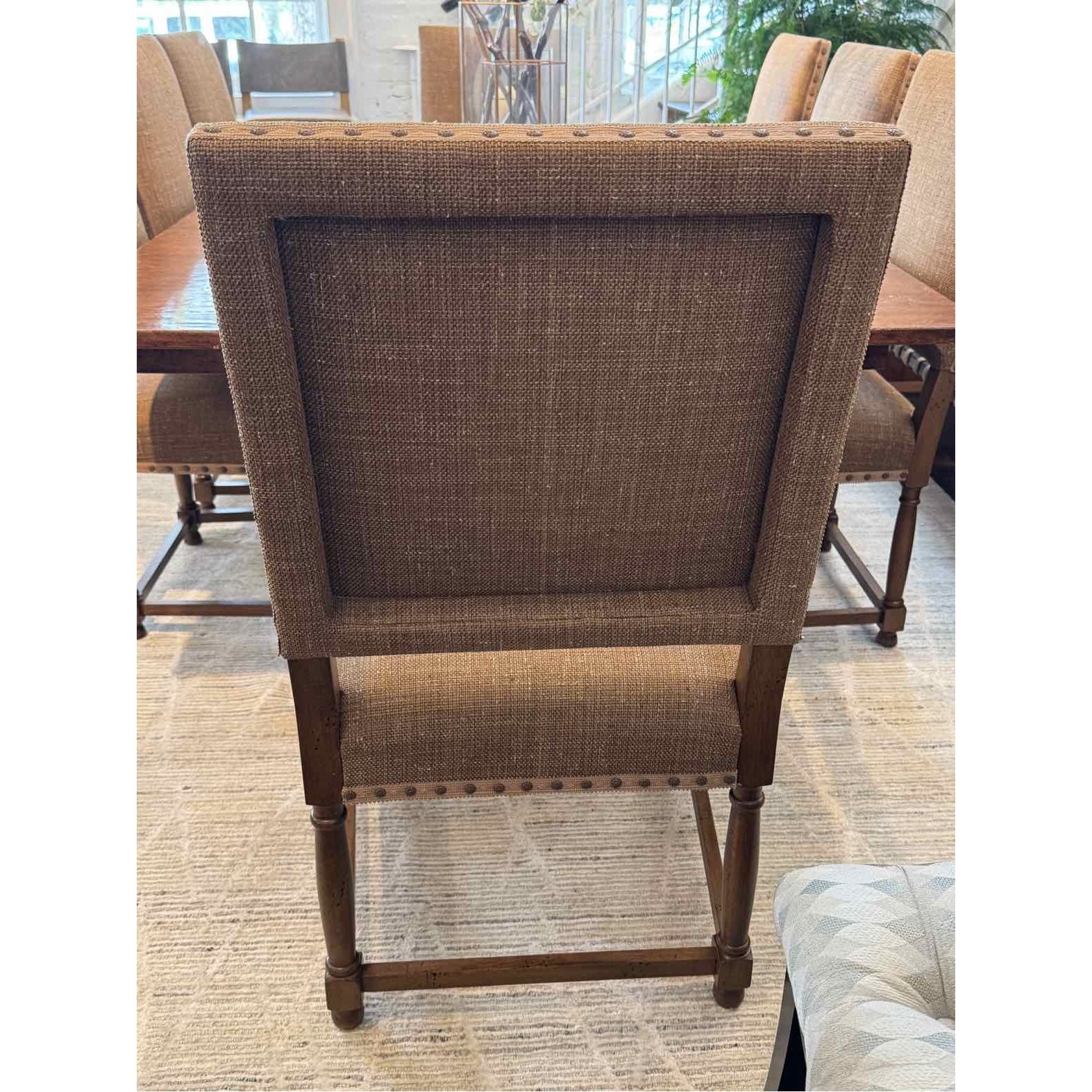 Set of 8 Model #2881 Rembrandt Dining Chairs by Artistic Frame in Pierre Frey Fa