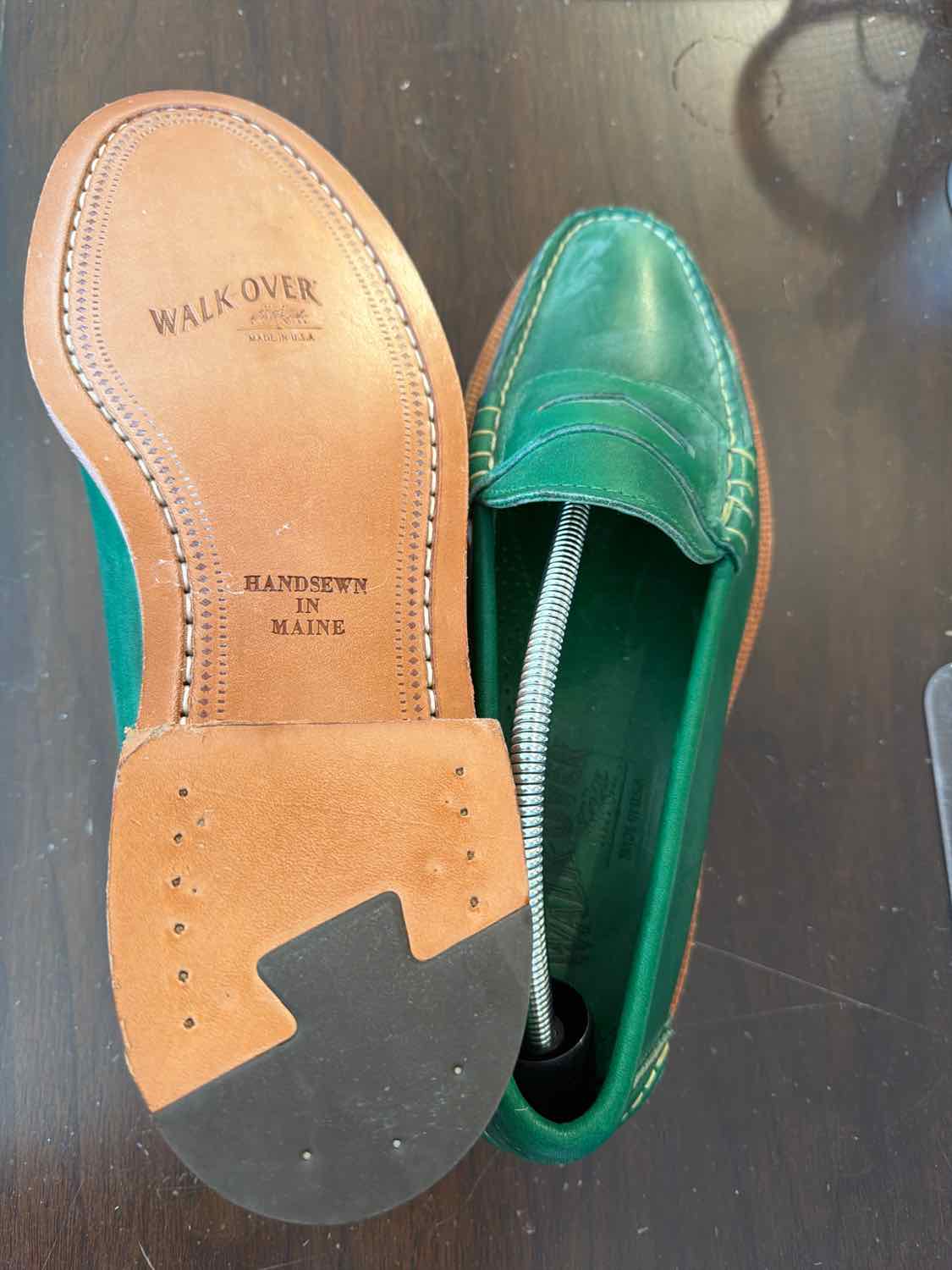 Shoe Size 9 Walk-Over Green Mens Shoes