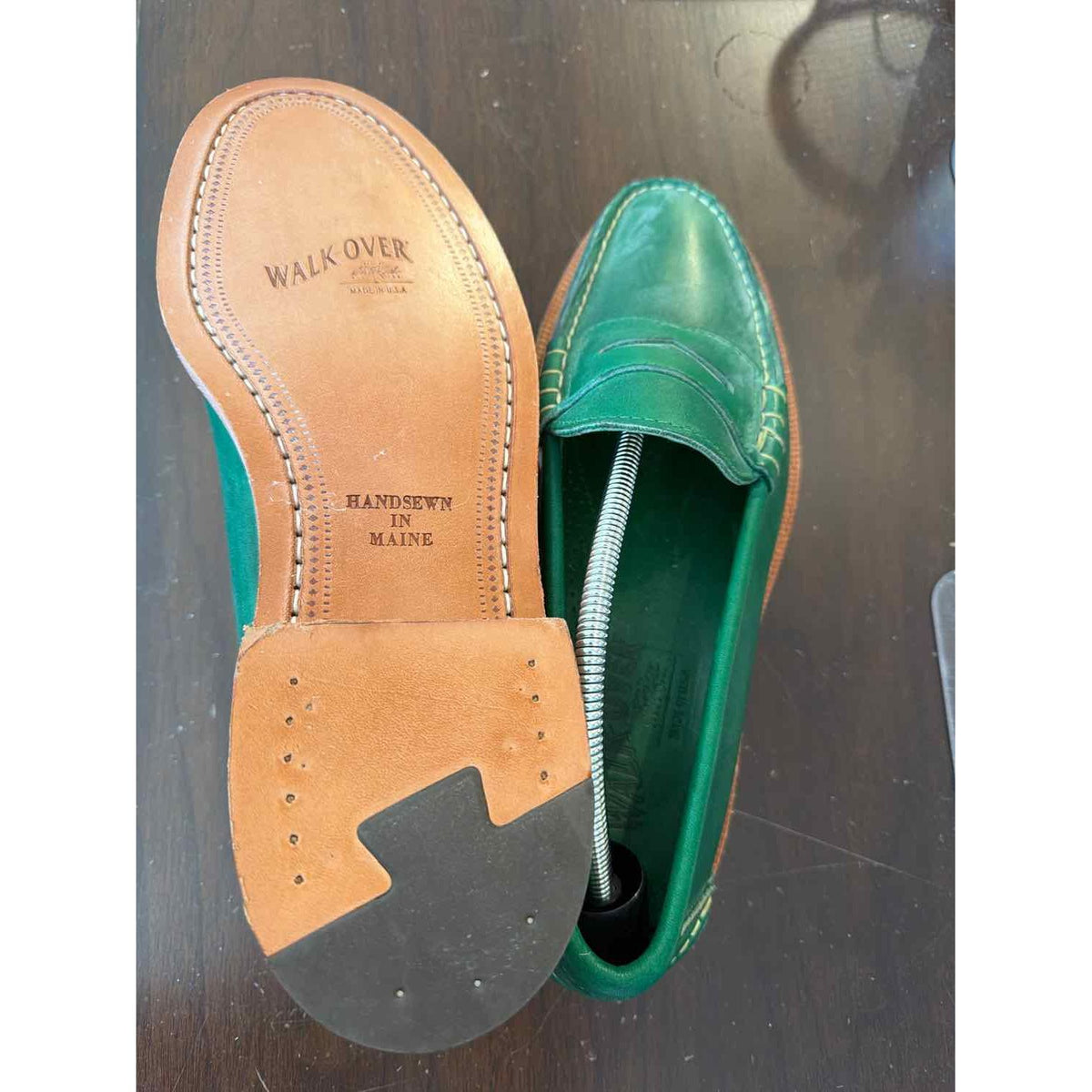Shoe Size 9 Walk-Over Green Mens Shoes