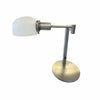 Mid-Century Brushed Metal Gooseneck Table Lamp