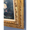 Palette Knife Floral Still Life Oil Painting by G. Goldsack in Gold Tone Frame