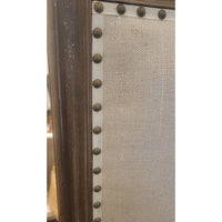 California King-Sized Maison Nailhead Upholstered Bed Frame by RH