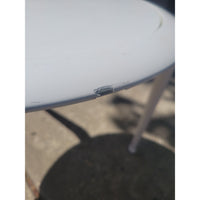 Flight Round Aluminum Side Table by Brown Jordan (AS IS)