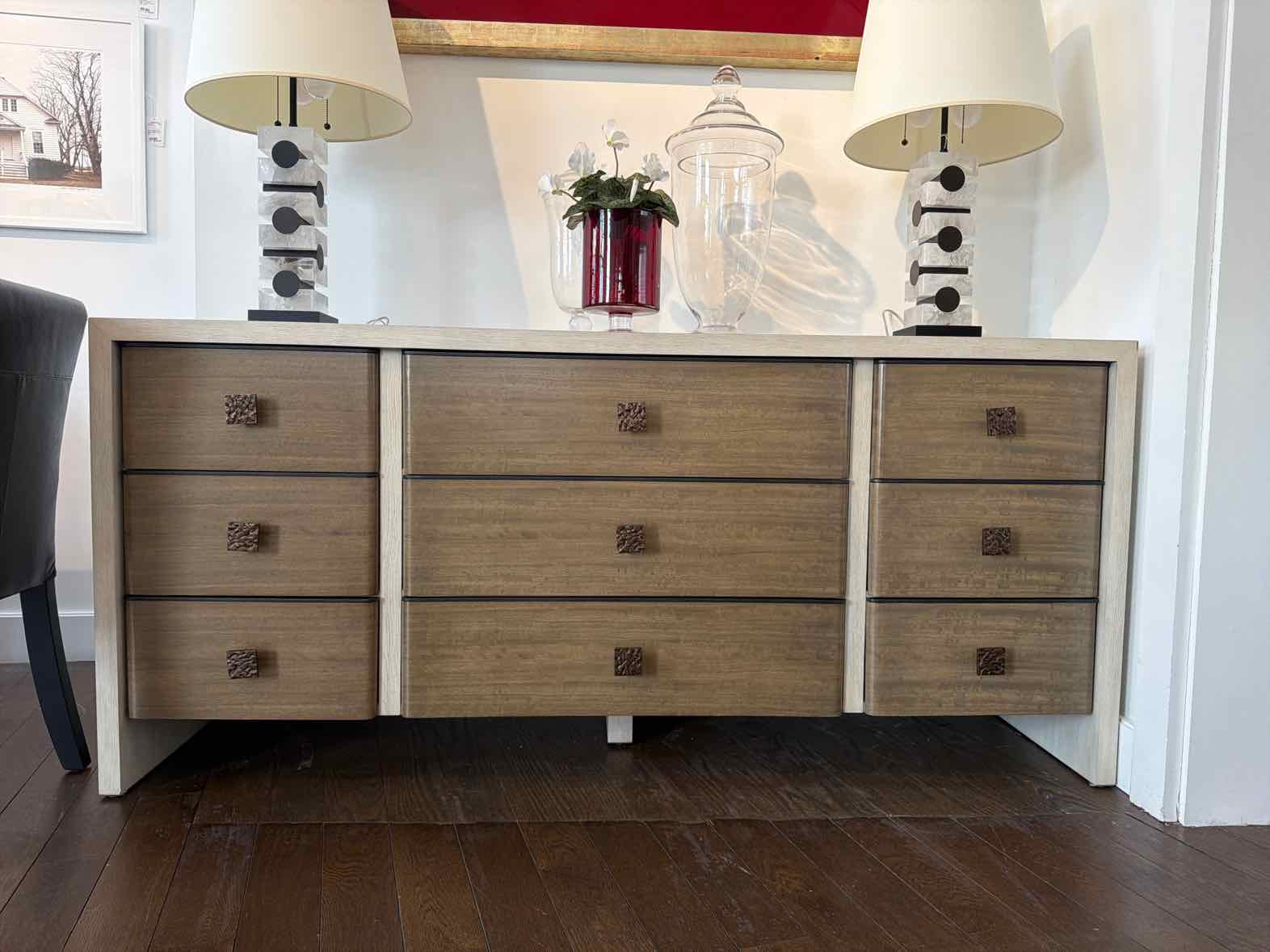 Arteriors Mitchell Rounded Chest of Drawers with/ Bronze Details