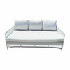 Malibu 2.5-Seater Wicker Sofa in White
