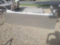 Gray Wicker Sofa w/ Cushions