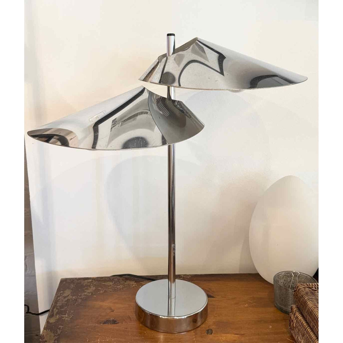 Curtis Jere Style Lily Pad Table Lamp