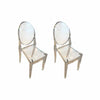 PAIR of 'Victoria' Ghost Dining Chairs by Kartell
