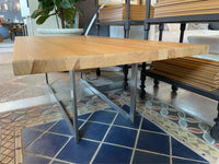 Organia Hardwood & Metal Coffee Table by Christian Dunbar