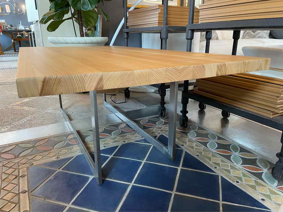 Organia Hardwood & Metal Coffee Table by Christian Dunbar