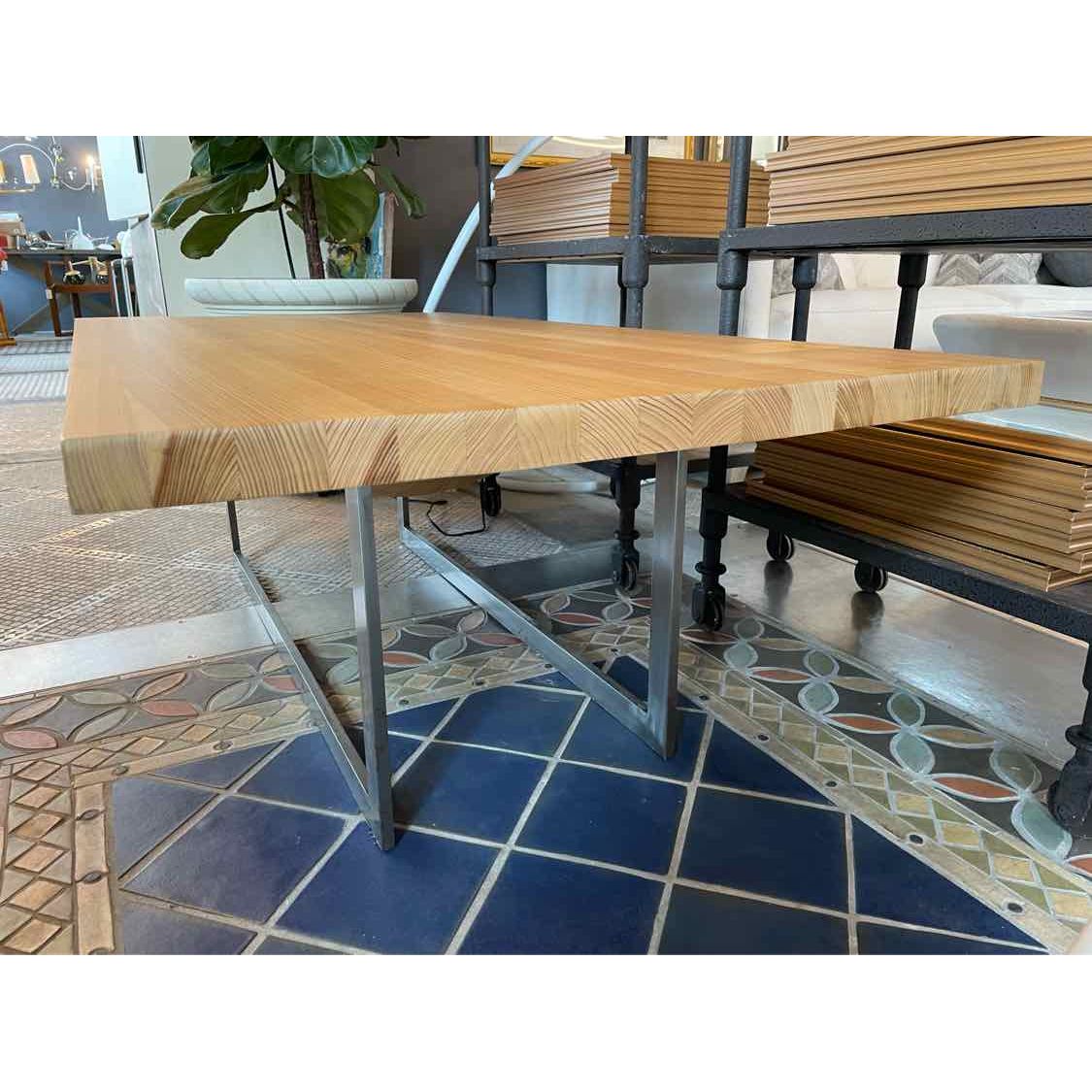 Organia Hardwood & Metal Coffee Table by Christian Dunbar