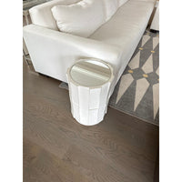 Mitchell Gold + Bob Williams White Drummond Side Table