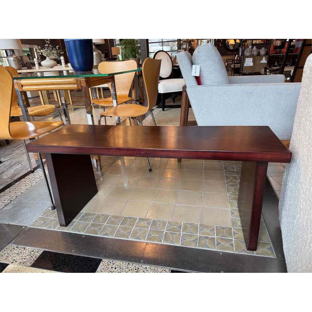 Custom Solid Rosewood Bench by Michael Hennessey