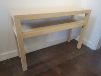 Grasscloth Console Table by Serena & Lily