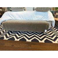 Mohair Mink Upholstery Bench 60"L x 18"W x 15"H (Retail @$1,895)