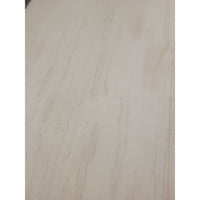 Queen Anne Style White Wash Wood Side Table