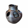 Ikebana Gray & Tan Sculptural Vase