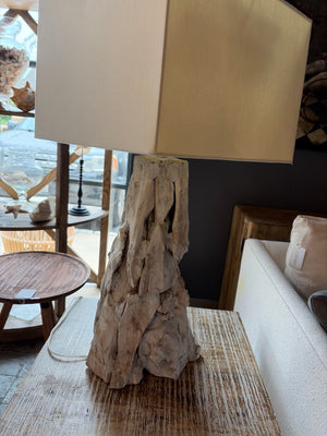 Driftwood Table Lamp w/ Shade