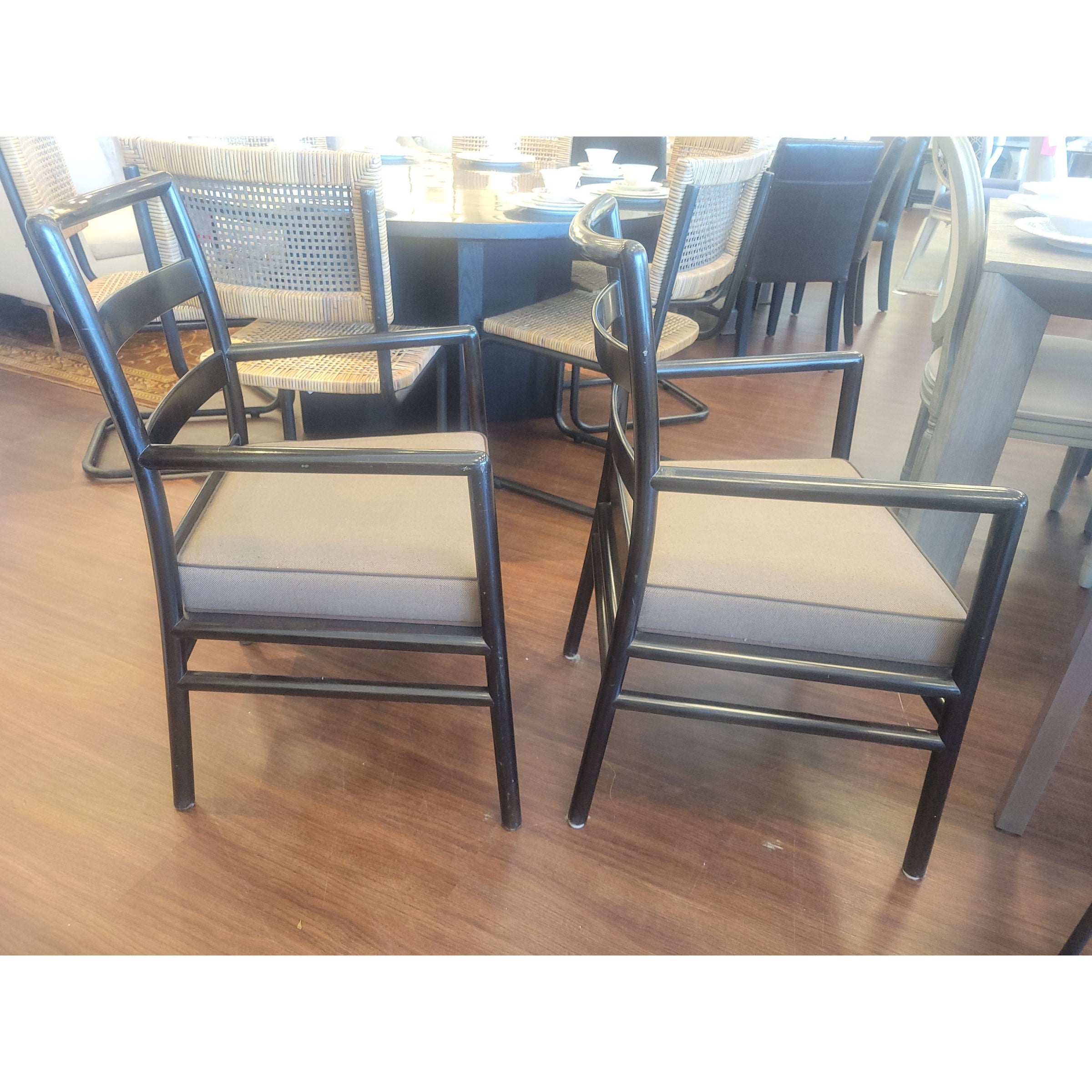 SET of 6 Aero Dining Chairs by T.H. Robsjohn-Gibbings for Widdicomb (AS IS)