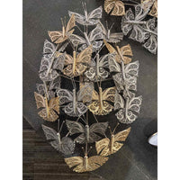 Pair of Nymph Butterfly Sconces