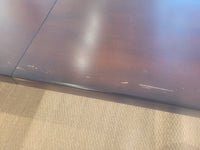 Vintage Mahogany Extension Dining Table w/ 1 Leaf (AS IS)