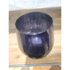 Short Indigo Glass Vase