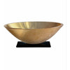 Oval Art Bowl w/ Goldleaf Infused by Artifact