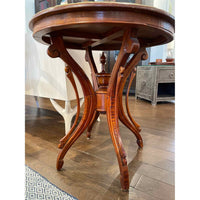 Antique Italian Table w/ Glass Mosaic Top