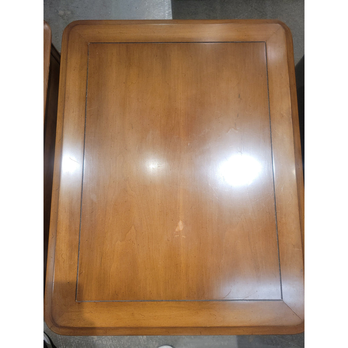 PAIR of Vintage French Provincial Style Wood Side Tables